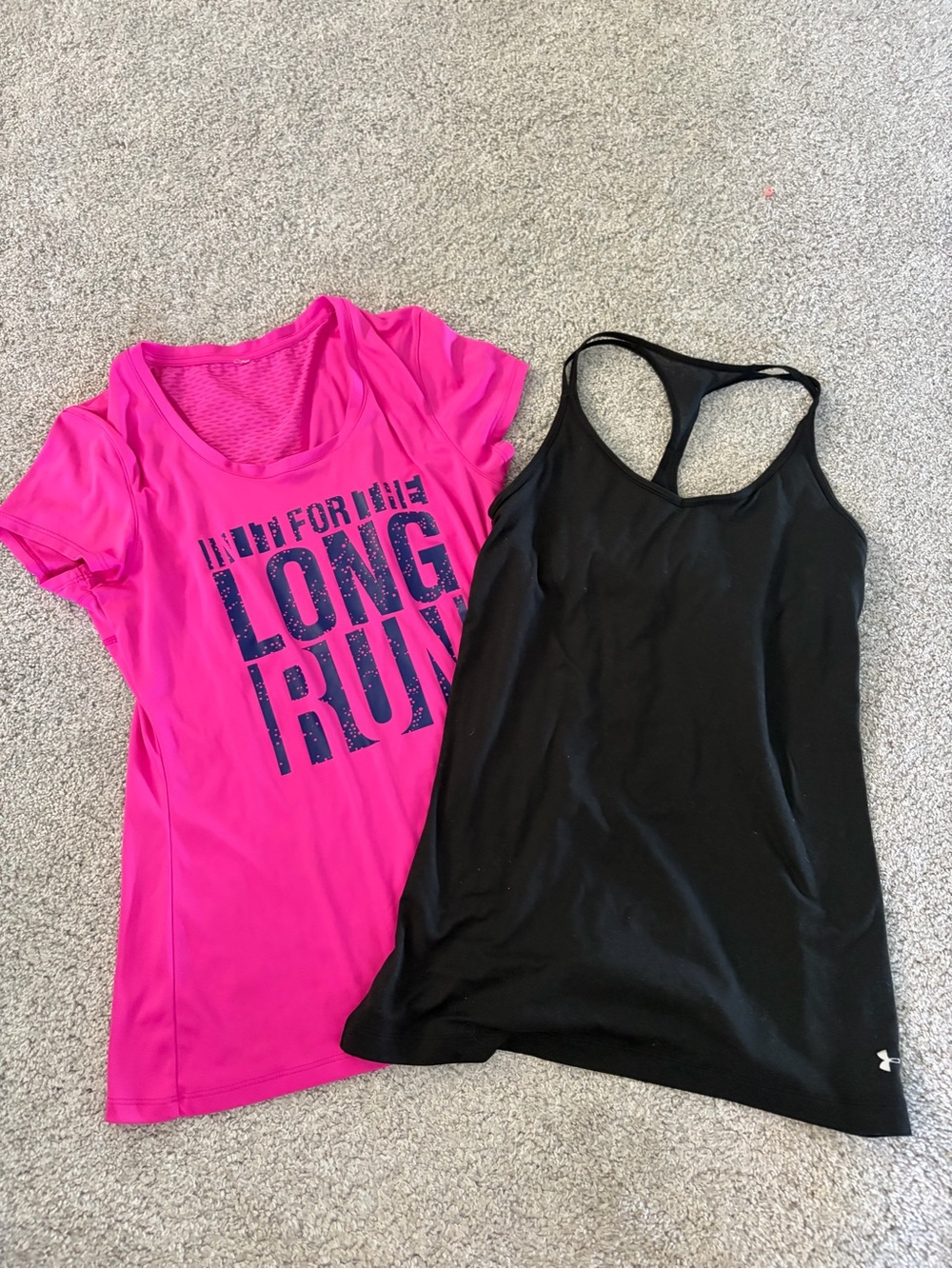 Under Armour Long Run tee tank small